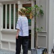 画像8: SAINT JAMES（セントジェームス）PIRIAC LOOSE（ピリアック・ルーズ）"Women" / NEIGE×BLEU FAIENCE（ホワイト×マットブルー） (8)