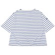 画像1: SAINT JAMES（セントジェームス）PIRIAC LOOSE（ピリアック・ルーズ）"Women" / NEIGE×BLEU FAIENCE（ホワイト×マットブルー） (1)