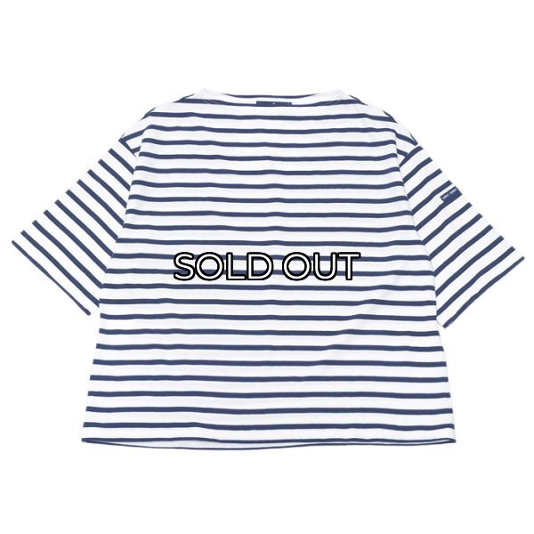 画像1: SAINT JAMES（セントジェームス）PIRIAC LOOSE（ピリアック・ルーズ）"Women" / NEIGE×MARINE（ホワイト×マリン） (1)