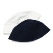 画像1: DECHO（デコー）SAILOR HAT（セーラーハット）COTTON HERRINGBONE/White（ホワイト）・Navy（ネイビー）※ホワイトのみ (1)