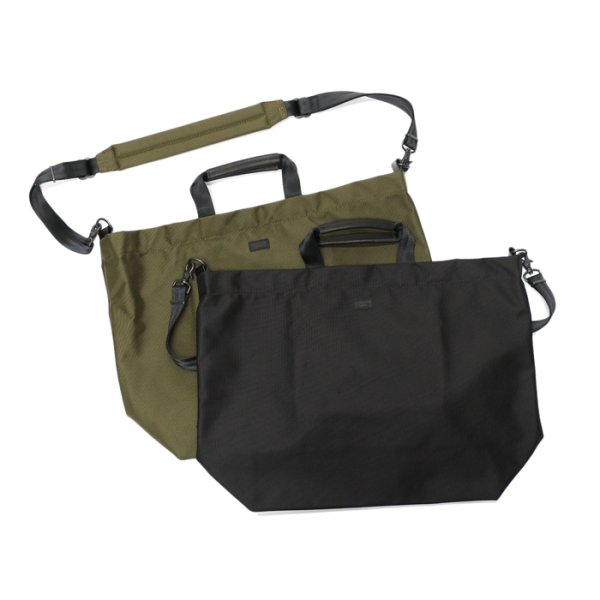 画像11: STANDARD SUPPLY(スタンダードサプライ)2WAY TOTE(2ウェイトートバッグ)Air Nylon/Olive Khaki(オリーブカーキ) (11)