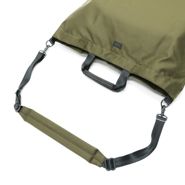 画像5: STANDARD SUPPLY(スタンダードサプライ)2WAY TOTE(2ウェイトートバッグ)Air Nylon/Olive Khaki(オリーブカーキ) (5)