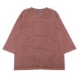 画像1: Good On（グッドオン）80's FOOTBALL Tee（80'sフットボールTシャツ）"Pigment Dye"/Bordeaux（ボルドー） (1)