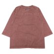 画像1: Good On（グッドオン）80's FOOTBALL Tee（80'sフットボールTシャツ）"Pigment Dye"/Bordeaux（ボルドー） (1)