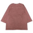 画像2: Good On（グッドオン）80's FOOTBALL Tee（80'sフットボールTシャツ）"Pigment Dye"/Bordeaux（ボルドー） (2)