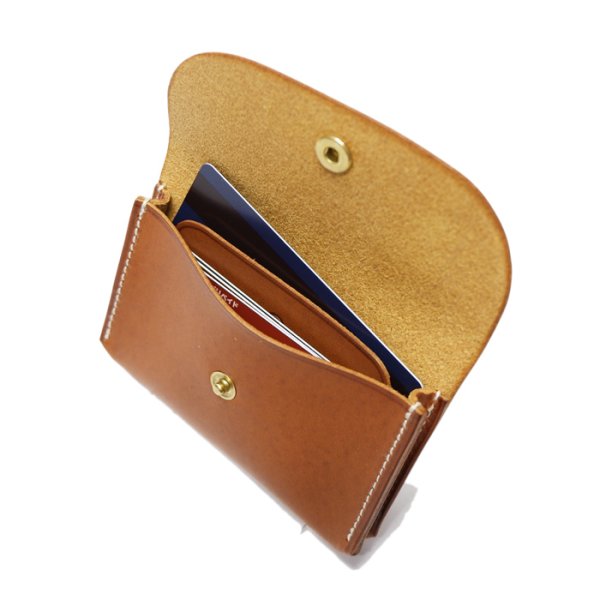 画像4: ARTS&CRAFTS（アーツアンドクラフツ）FLAP CARD CASE（フラップカードケース）ELBAMATT ACC/Tan（タン） (4)