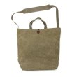 画像2: ARTS&CRAFTS（アーツアンドクラフツ）2WAY GROCERY TOTE（2ウェイグロサリートート）#9 CANVAS/Olive（オリーブ） (2)