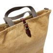 画像5: ARTS&CRAFTS（アーツアンドクラフツ）2WAY GROCERY TOTE（2ウェイグロサリートート）#9 CANVAS/Tan（タン） (5)