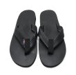 画像2: Rainbow Sandals（レインボーサンダル）Single Layer Classic Leather Sandal（シングルレイヤークラシックレザーサンダル）/Black（ブラック） (2)