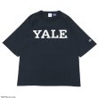 画像1: Champion（チャンピオン）T1011 US Print Raglan Sleeve T-Shirt（ティーテンイレブンUSプリントラグランスリーブTシャツ）"YALE" / Navy（ネイビー）Made in USA (1)