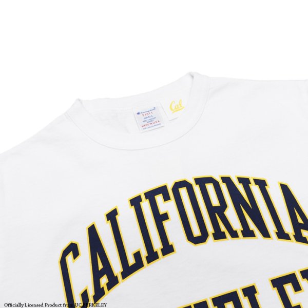 画像6: Champion（チャンピオン）T1011 US Print T-Shirt（ティーテンイレブンUSプリントTシャツ）"UC.BERKELEY・Made in USA" / White（ホワイト）・Navy（ネイビー）※Sサイズのみ (6)