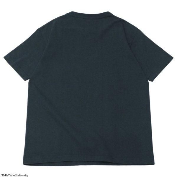 画像2: Champion（チャンピオン）T1011 US Print T-Shirt（ティーテンイレブンUSプリントTシャツ）"YALE" / Navy×White（ネイビー×ホワイト）※Sサイズのみ (2)