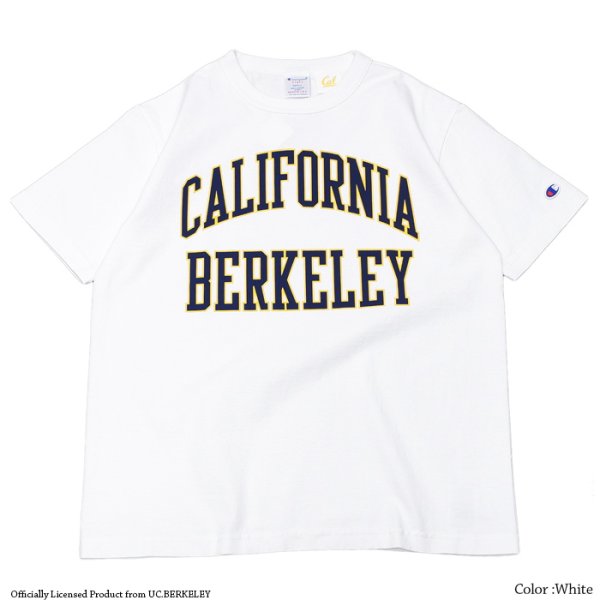 画像2: Champion（チャンピオン）T1011 US Print T-Shirt（ティーテンイレブンUSプリントTシャツ）"UC.BERKELEY・Made in USA" / White（ホワイト）・Navy（ネイビー）※Sサイズのみ (2)