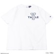 画像2: Champion（チャンピオン）T1011 US Print T-Shirt（ティーテンイレブンUSプリントTシャツ）"YALE"/White（ホワイト）・Navy（ネイビー）Made in USA (2)
