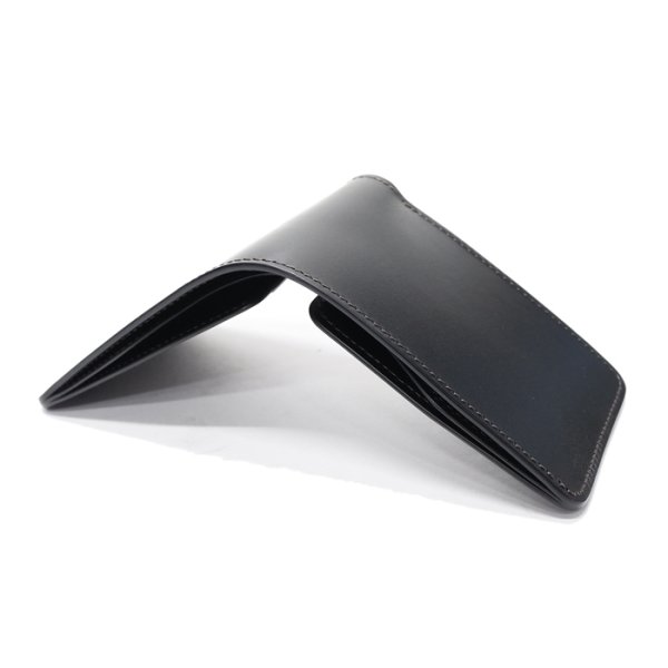 画像5: WILD SWANS（ワイルドスワンズ）WINGS（ウイングス）2つ折りウォレットコインケース無し"サドルプルアップ"/Black（ブラック） (5)