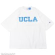 画像1: Champion（チャンピオン）T1011 US Print Raglan Sleeve T-Shirt（ティーテンイレブンUSプリントラグランスリーブTシャツ）"UCLA"/White（ホワイト）Made in USA (1)