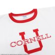 画像4: Champion（チャンピオン）PLEBE Short Sleeve Ringer T-Shirt（プレーブショートスリーブリンガーTシャツ）"CORNELL"/Scarlet（スカーレット）TRUE TO ARCHIVES (4)