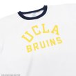 画像4: Champion（チャンピオン）PLEBE Short Sleeve Ringer T-Shirt（プレーブショートスリーブリンガーTシャツ）"UCLA"/Navy×Yellow（ネイビー×イエロー）TRUE TO ARCHIVES (4)