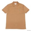 画像4: LACOSTE（ラコステ）Classic Fit Pique Polo Shirt（クラシックフィットピケポロシャツ）/Ash Tree（アッシュツリー）・Pecan（ピーカン）※Imported from France※サイズ2のみ (4)