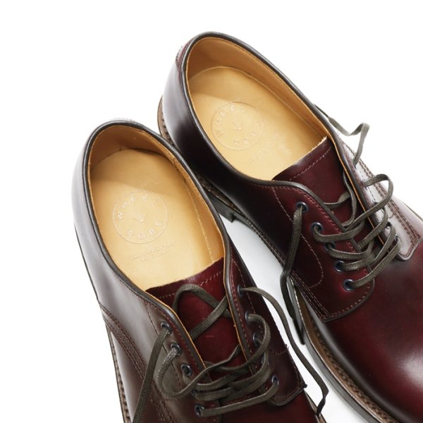 画像7: WHEEL ROBE(ウィールローブ)PLAIN TOE DERBY(プレーントゥダービー)/Burgundy(バーガンディ) (7)