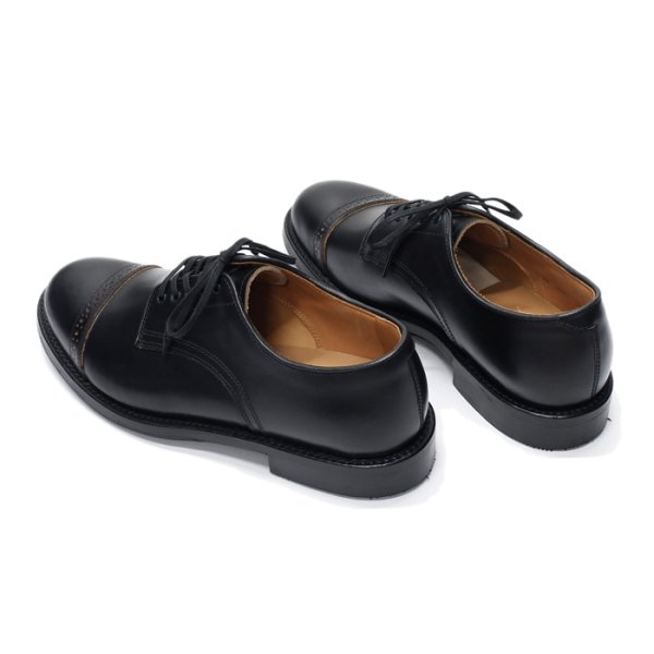 画像5: WHEEL ROBE(ウィールローブ)PUNCHED CAP DERBY(パンチドキャップトゥダービー)/Black(ブラック) (5)