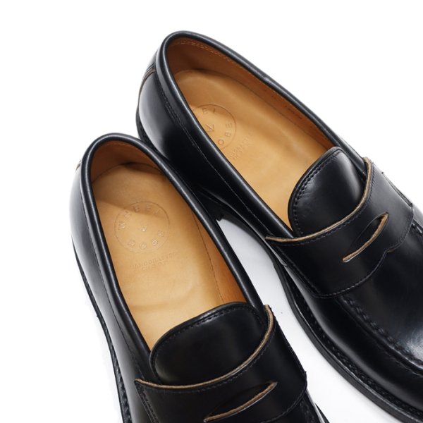 画像7: WHEEL ROBE(ウィールローブ)HEAVY STITCHING LOAFER(ヘビーステッチングローファー)/Black(ブラック) (7)