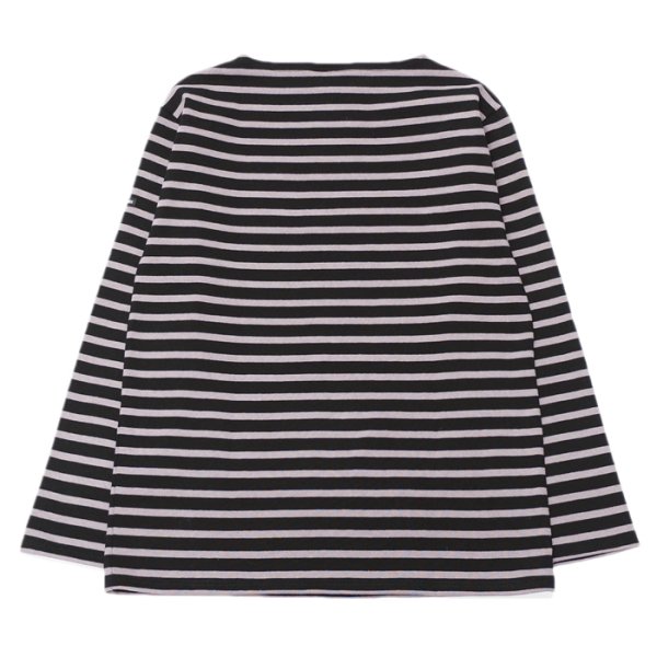 画像2: SAINT JAMES(セントジェームス)OUESSANT(ウエッソン)/NOIR×CHROME(ブラック×クロムグレー) (2)