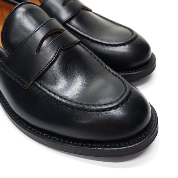 画像6: WHEEL ROBE(ウィールローブ)HEAVY STITCHING LOAFER(ヘビーステッチングローファー)/Black(ブラック) (6)
