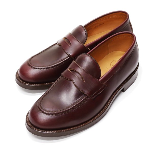 画像2: WHEEL ROBE（ウィールローブ）HEAVY STITCHING LOAFER（ヘビーステッチングローファー）/Burgundy（バーガンディ） (2)