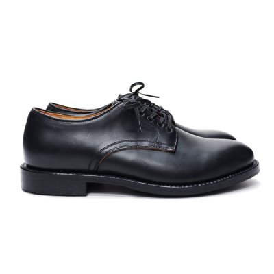 画像1: WHEEL ROBE（ウィールローブ）PLAIN TOE DERBY（プレーントゥダービー）/Black（ブラック）