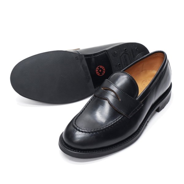 画像4: WHEEL ROBE(ウィールローブ)HEAVY STITCHING LOAFER(ヘビーステッチングローファー)/Black(ブラック) (4)