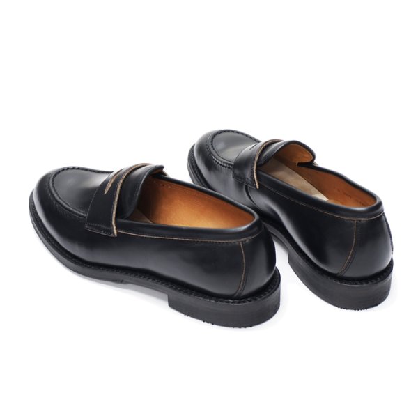 画像5: WHEEL ROBE(ウィールローブ)HEAVY STITCHING LOAFER(ヘビーステッチングローファー)/Black(ブラック) (5)