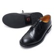 画像4: WHEEL ROBE（ウィールローブ）PUNCHED CAP DERBY（パンチドキャップトゥダービー）/Black（ブラック） (4)