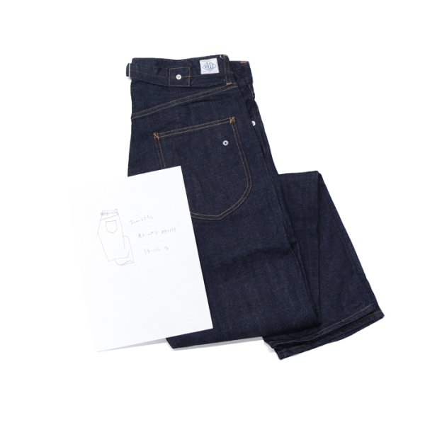画像12: 【PointUp10%11/10迄】※Exclusive※Post O'Alls（ポストオーバーオールズ）Five Pocket Pants（ファイブポケットパンツ）"13oz Organic Selvedge Denim" / Indigo（インディゴ）【裾上げ無料】 (12)