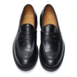 画像2: WHEEL ROBE（ウィールローブ）HEAVY STITCHING LOAFER（ヘビーステッチングローファー）/Black（ブラック） (2)