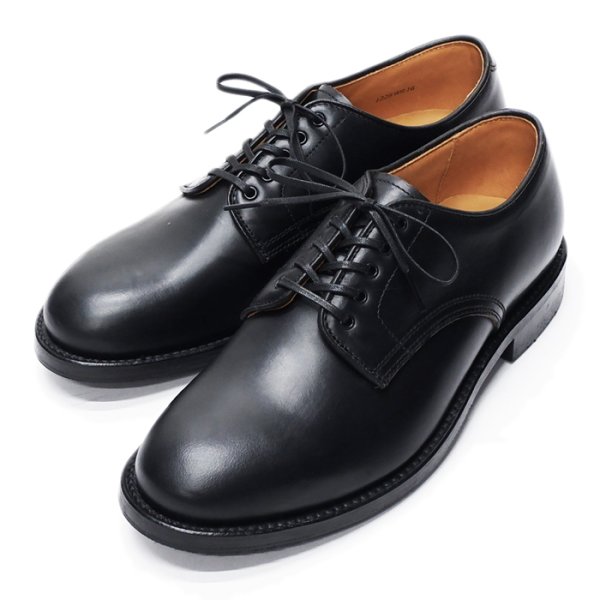 画像1: WHEEL ROBE（ウィールローブ）PLAIN TOE DERBY（プレーントゥダービー）/Black（ブラック） (1)