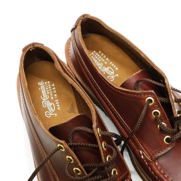 画像7: Russell Moccasin(ラッセルモカシン)Fishing Oxford(フィッシングオックスフォード)"レザーミッドソール"/Tan Chromexcel(タン クロムエクセルレザー) (7)