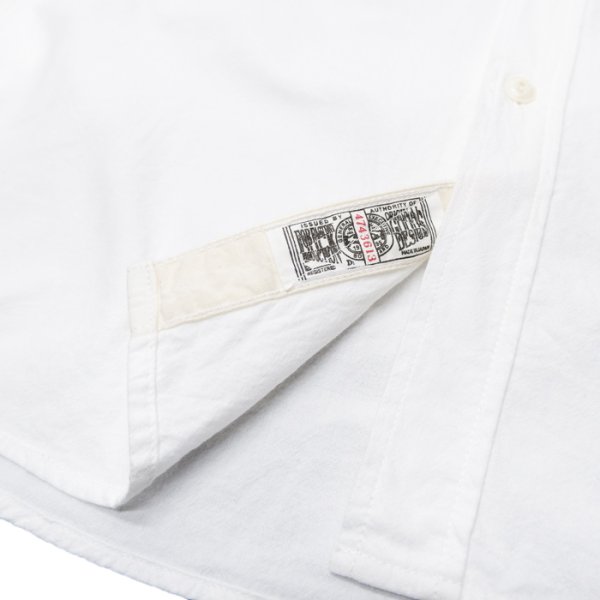 画像7: F.O.B FACTORY（エフオービーファクトリー）OX WORK SHIRT（オックスワークシャツ）"Heavy OX" / White（ホワイト） (7)