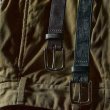 画像8: BEORMA（ベオーマ）BRIDLE LEATHER 28mm UNLINED BELT（ブライドルレザー28mmアンラインドベルト）/Black（ブラック） (8)