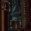 画像9: BEORMA（ベオーマ）34mm HERRINGBONE PLAITED BELT（34mmメッシュベルト）/ Dk.Brown（ダークブラウン） (9)