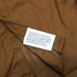 画像9: ENGINEERED GARMENTS（エンジニアードガーメンツ）WORK SHIRT（ワークシャツ）Cotton Micro Sanded Twill/Brown（ブラウン）※サイズMのみ (9)