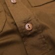 画像8: ENGINEERED GARMENTS（エンジニアードガーメンツ）WORK SHIRT（ワークシャツ）Cotton Micro Sanded Twill/Brown（ブラウン）※サイズMのみ (8)