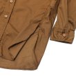 画像7: ENGINEERED GARMENTS（エンジニアードガーメンツ）WORK SHIRT（ワークシャツ）Cotton Micro Sanded Twill/Brown（ブラウン）※サイズMのみ (7)