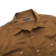画像3: ENGINEERED GARMENTS（エンジニアードガーメンツ）WORK SHIRT（ワークシャツ）Cotton Micro Sanded Twill/Brown（ブラウン）※サイズMのみ (3)