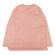 画像2: Good On（グッドオン）Long Sleeve Heavy Raglan Pocket Tee（ロングスリーブヘビーラグランポケットTシャツ）"Pigment Dye"/Coral（コーラル）※Mサイズのみ (2)