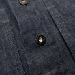 画像8: Post O'Alls（ポストオーバーオールズ）Army Shirt（アーミーシャツ）"10oz Denim" / Indigo（インディゴ） (8)