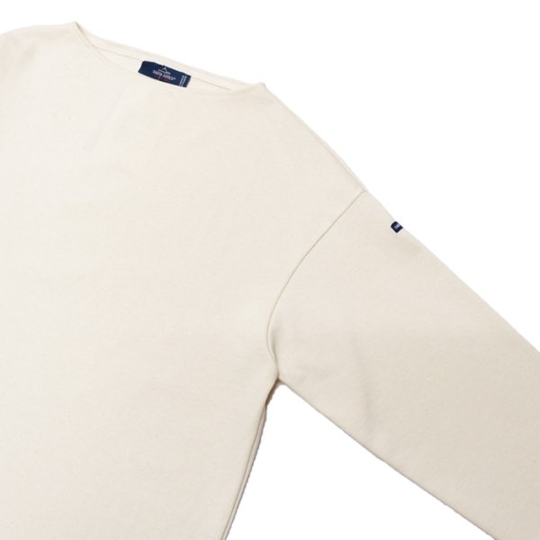 画像4: SAINT JAMES(セントジェームス)OUESSANT LOOSE(ウエッソン・ルーズ)"SOLID" /ECRU(キナリ) (4)