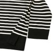 画像4: blurhms ROOTSTOCK（ブラームスルーツストック）Border Mock-neck（ボーダーモックネックシャツ）/Black×Natural（ブラック×ナチュラル）※サイズ3(L)のみ (4)