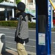 画像9: blurhms ROOTSTOCK（ブラームスルーツストック）Border Mock-neck（ボーダーモックネックシャツ）/Black×Natural（ブラック×ナチュラル）※サイズ3(L)のみ (9)