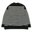 画像2: blurhms ROOTSTOCK（ブラームスルーツストック）Border Mock-neck（ボーダーモックネックシャツ）/Black×Natural（ブラック×ナチュラル）※サイズ3(L)のみ (2)